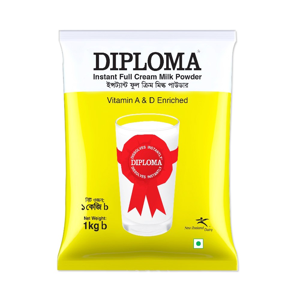 Diploma Instant Full Cream Milk Powder POLY 1KG